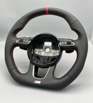 Preview: AUDI A2 A3 A4 B8 A6 Q3 Q5 Q7 S Line Lenkradheizung Lenkrad neu beziehen